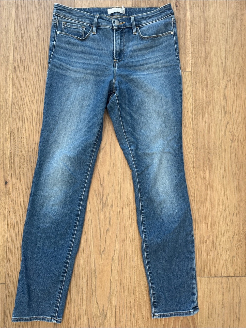 Athleta Sculpetk Skinny Jeans Medium Blue Wash Performance Stretch Women’s 8